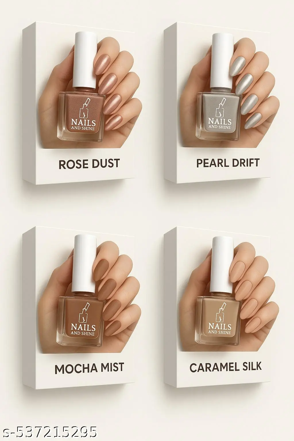 Nails N Shine 6 pcs Multicolor Nail Polish Combo