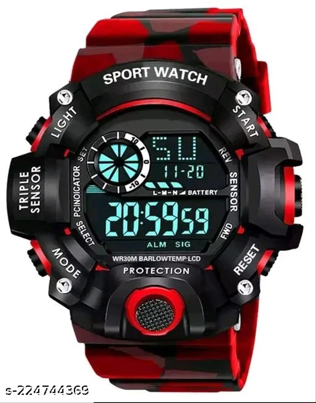 Digital New Men's sports Watch