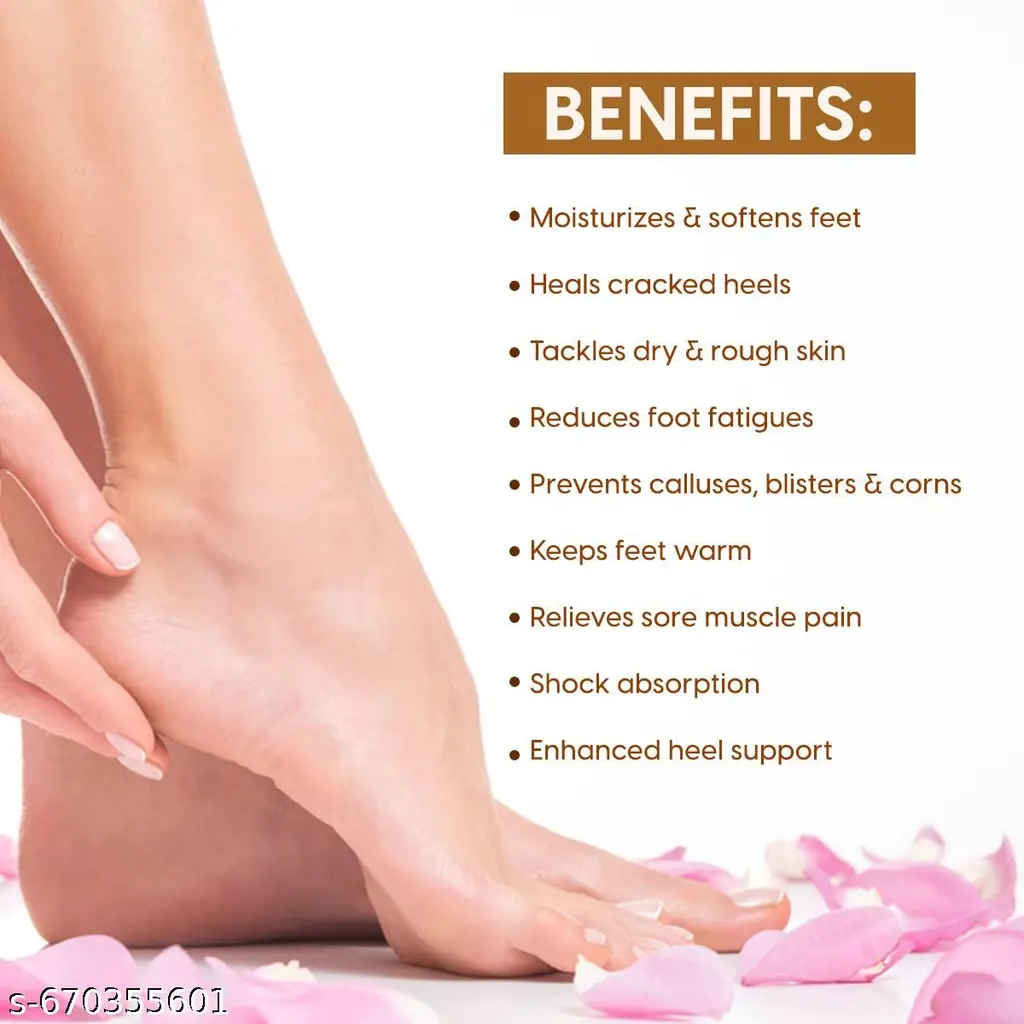 Moisturizing Silicone Gel Socks For Women And Men Gel Socks For Dry Cracked Feet Crack Heel Repair Socks Foot Moisturizer Socks Spa Gel Socks Natural Oil And Vitamin E (1 Pair)